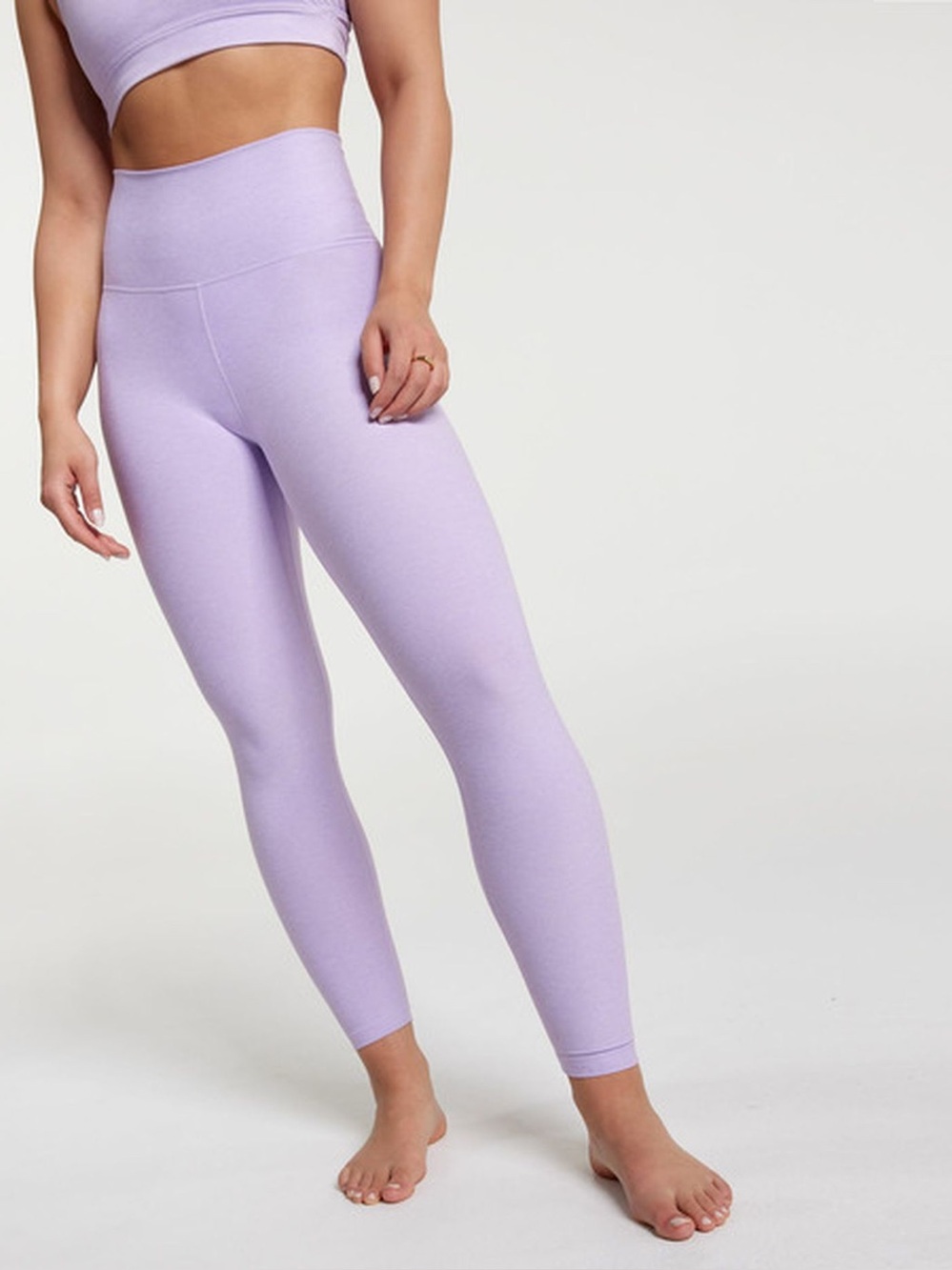 CALIA LustraLux 7/8 Legging in Blooming Lilac Heather. XXL